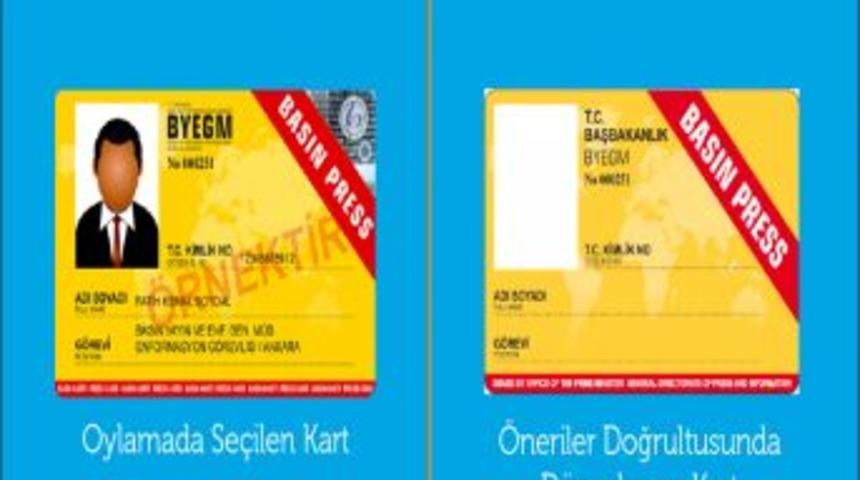 Yeni Basın Kartları Oylamayla Belirlendi
