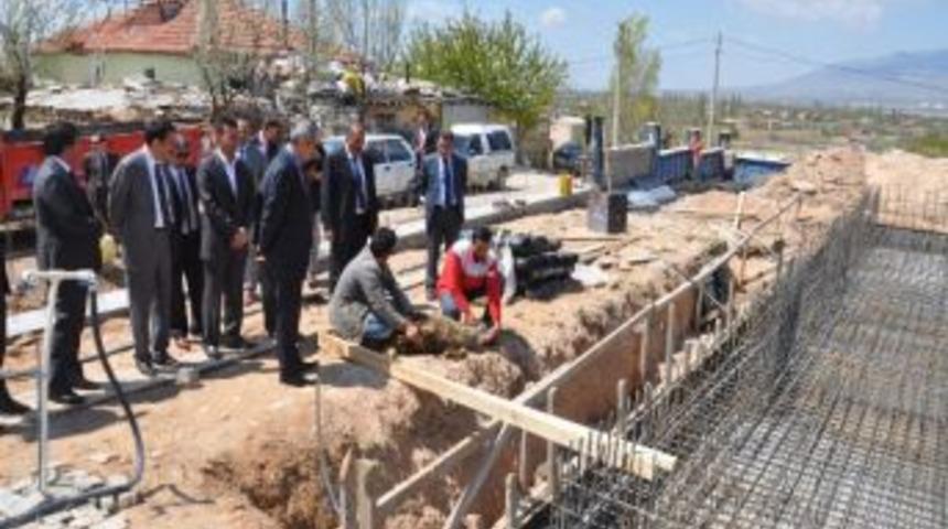 Sazlıca Kasabasına 12 Derslikli Okul Temeli Atıldı
