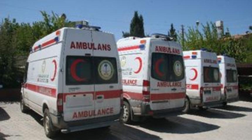 Kilis&rsquo;e 4 Adet Ambulans Getirildi