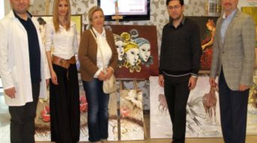 Hemofili Hastasından Hemofili Temalı Resim Sergisi