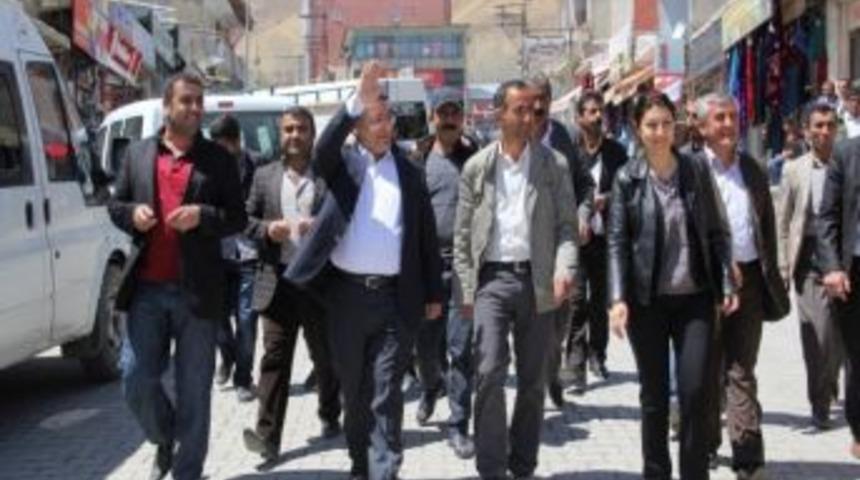 Bdp&rsquo;li G&uuml;r&rsquo;den Başkale Belediye Başkanı A&ccedil;ıkalın&rsquo;a Ziyaret