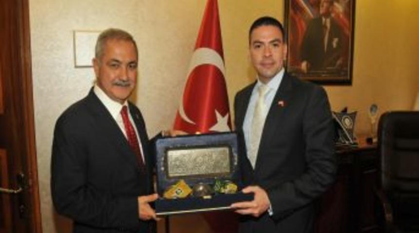 ABD Adana Konsolosu'ndan, Başkan Kara&rsquo;ya Ziyaret