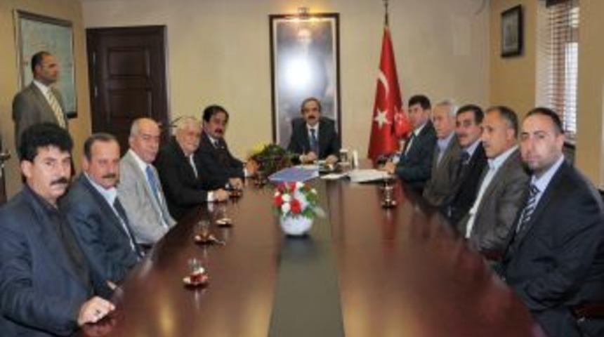 Muhtarlardan Vali Coş&rsquo;a Ziyaret