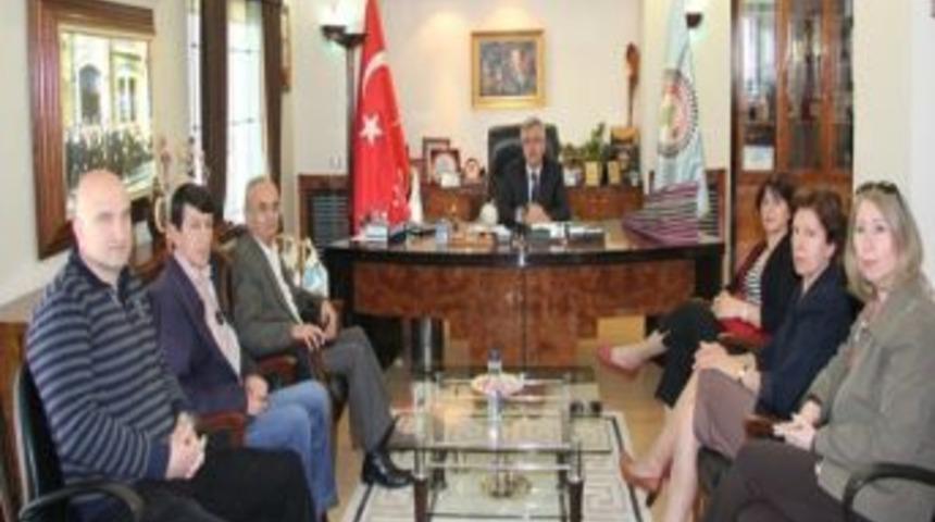 &Ccedil;ağdaş Yaşamı Destekleme Derneği&rsquo;nden Başkan &Ccedil;ağlayan&rsquo;a Ziyaret