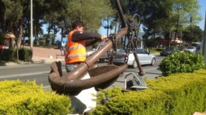 &Uuml;nye&rsquo;nin Simgesi &Ccedil;apalar Bakıma Alındı