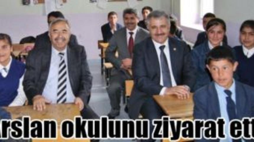 Milletvekili Ahmat Arslan okuduğu okulda