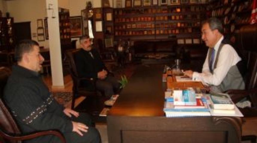 Kahveciler Ve Lokantacılar Oda Başkanı Daşlıca, &Uuml;nver&rsquo;i Ziyaret Etti