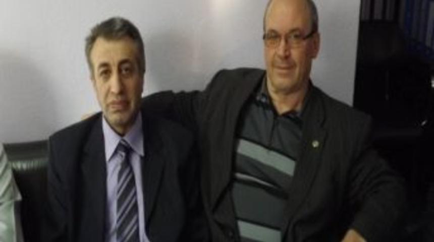 M&uuml;d&uuml;r Oğraş&rsquo;tan Başkan Yiğen&rsquo;e Ziyaret