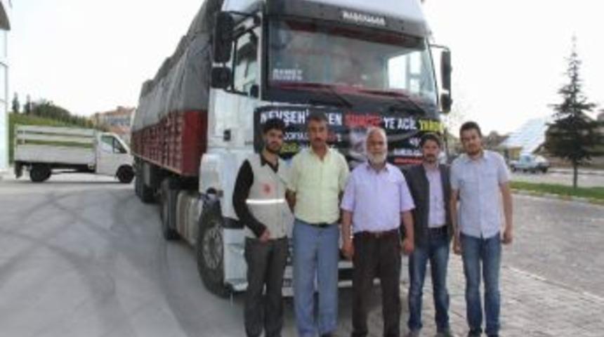 Nevşehir'den Suriye&rsquo;ye 90. Yardım Tırı G&ouml;nderildi