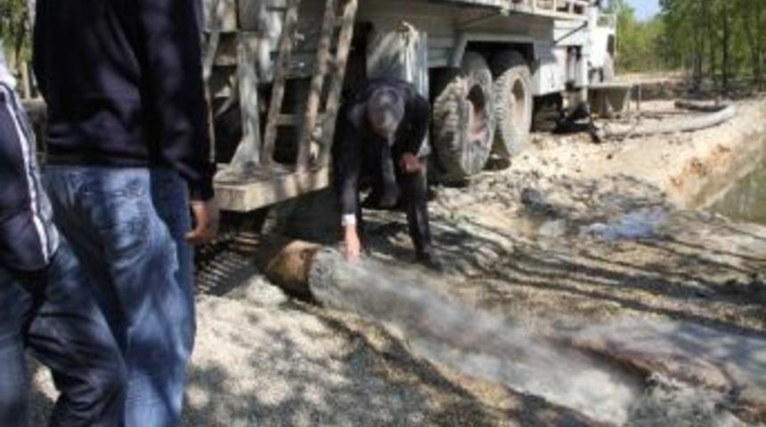 Kazak G&ouml;l&uuml; Mevkiindeki Su Ana İsale Hattına Aktarılacak