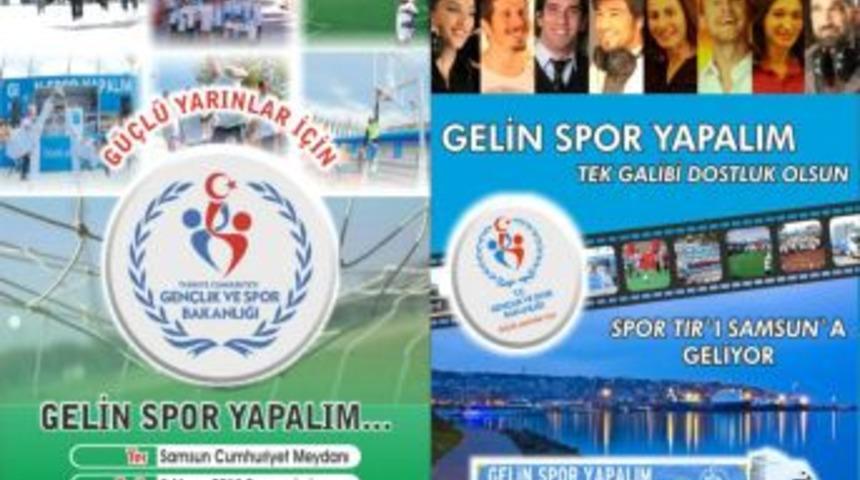 Spor TIR'ı Samsun'a Geliyor