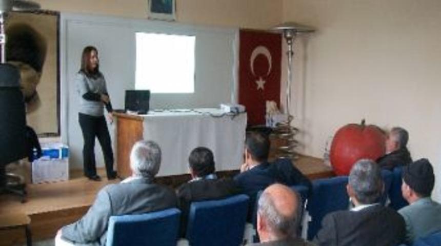 &Ouml;demiş&rsquo;te Tarımsal Destekler Anlatıldı