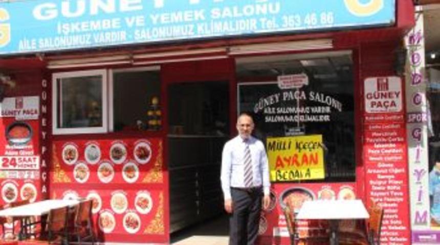 Başbakan &lsquo;milli I&ccedil;ecek&rsquo; Dedi Adanalı Lokantacı Bedava Yaptı