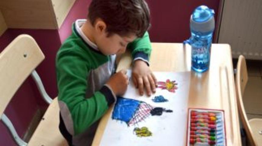 Anaokulu &Ouml;ğrencileri Boyama Şenliğinde Bir Araya Geldi