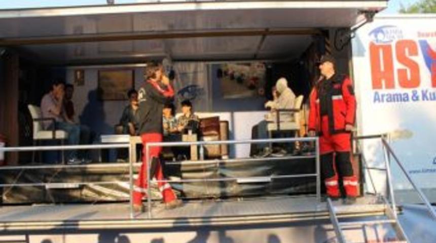 ASYA Deprem Sim&uuml;lat&ouml;r TIR'ı &Ccedil;arşamba'daydı