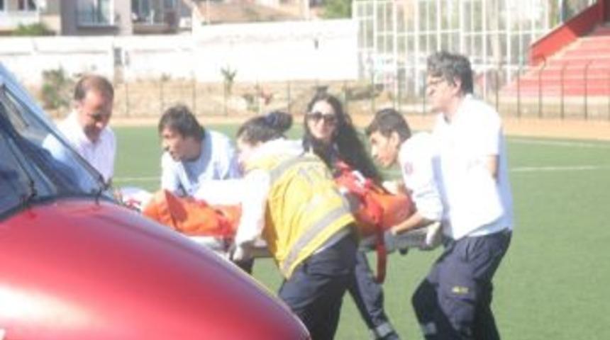 &Ouml;demiş'te Trafik Kazası: 1 Yaralı