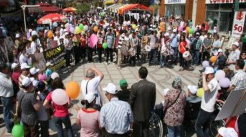 Edirne&rsquo;de Engelsiz Ulaşım İstiyoruz Eylemi