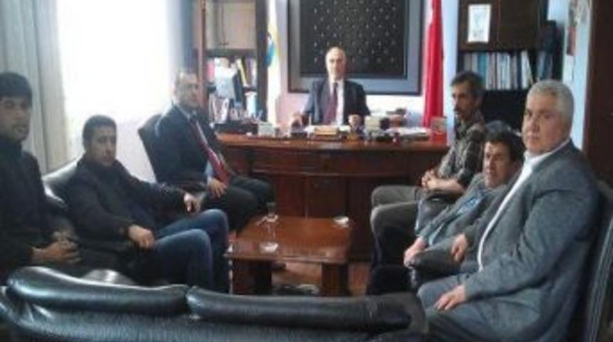 Muhtarlardan Babacan Durak'a Teşekk&uuml;r Ziyareti