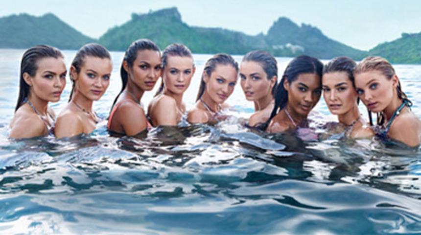 Victoria's Secret bikini modelleriyle yine b&uuml;y&uuml;l&uuml;yor