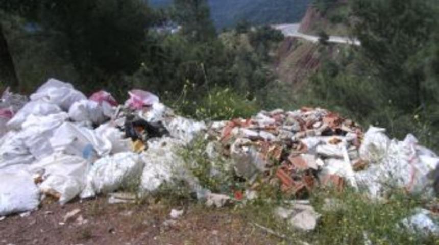 Ormanı Çöplüğe Çevirdiler