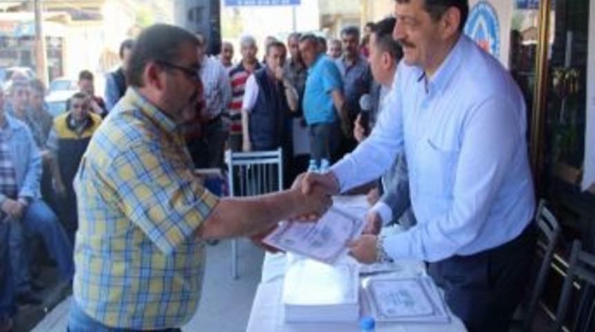 Başkan Akın&rsquo;dan 276 Esnafa Katılım Sertifikası