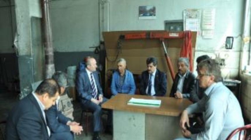 Vali Ko&ccedil;demir&rsquo;den Sanayi Sitesi'ne Ziyaret