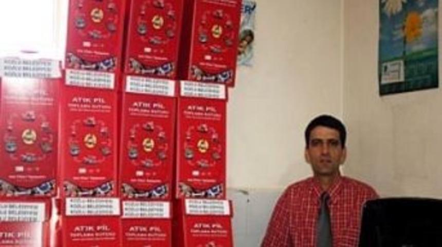 Pil Toplayan &Ccedil;evrecilere Fidanları Teslim Edilecek