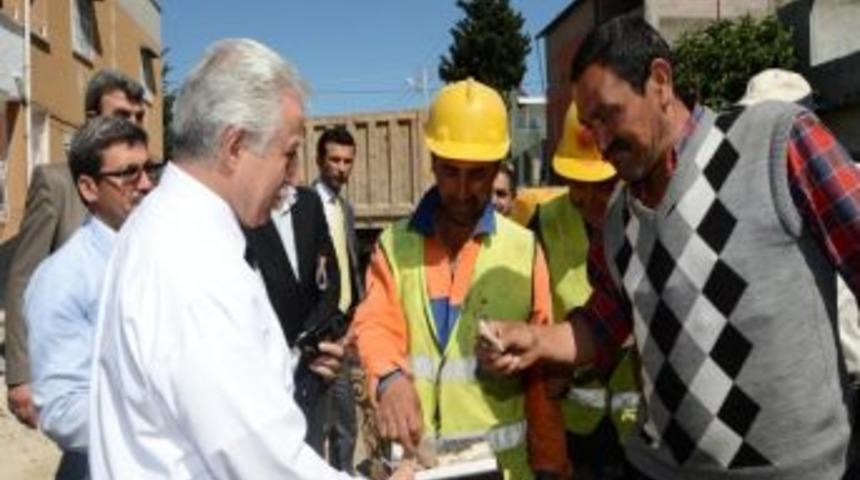 B&uuml;y&uuml;kşehir Aski&rsquo;den Y&uuml;reğir&rsquo;e Altyapı Hizmeti