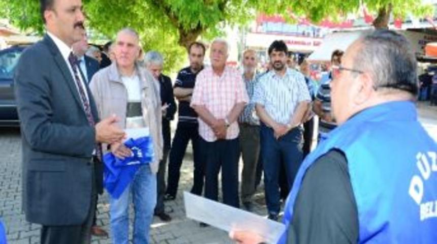 D&uuml;zce&rsquo;de Pazarcı Esnafına Yeni D&uuml;zenlemeler Geldi