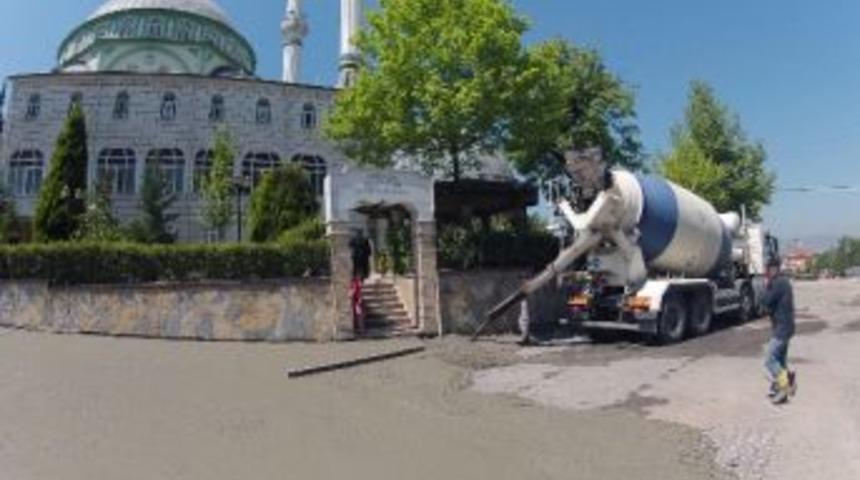 Döngel Mahallesi Meydanı Tamamlanıyor