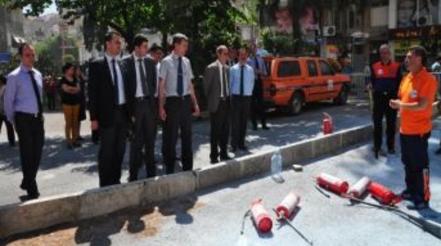 T&uuml;ik Personeline Yangın Ve Deprem Tatbikatı