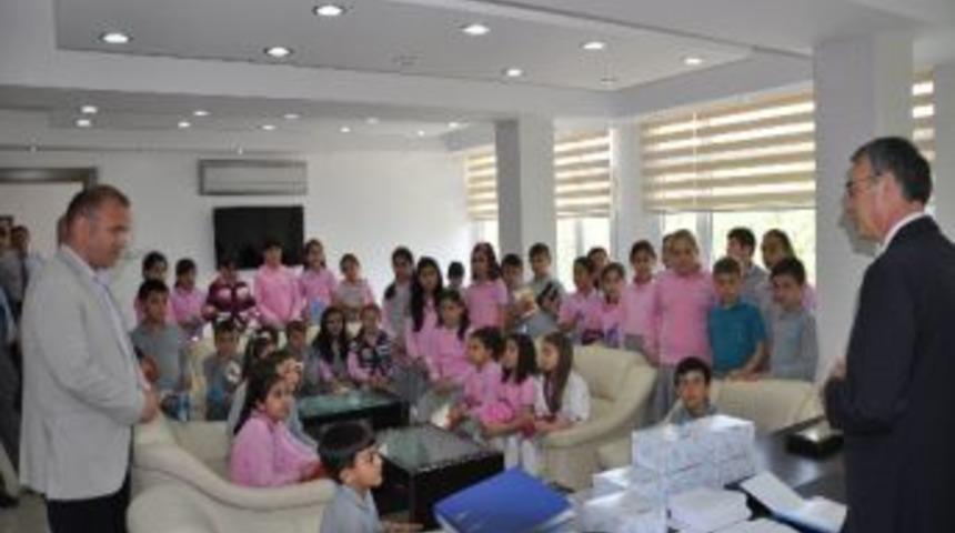 İlk&ouml;ğretim Okulu &Ouml;ğrencilerinden &Ccedil;imenoğlu&rsquo;na Ziyaret