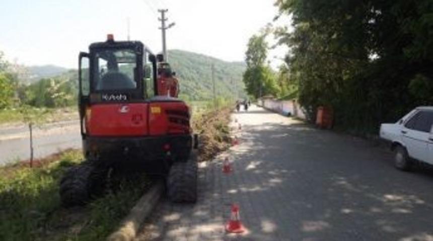 Kozcağız&rsquo;da Mobese Kurulum &Ccedil;alışmaları Başladı