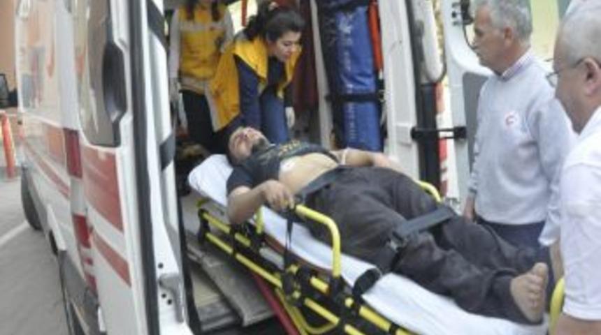 Elektrik Akımına Kapılan İş&ccedil;i Yaralandı