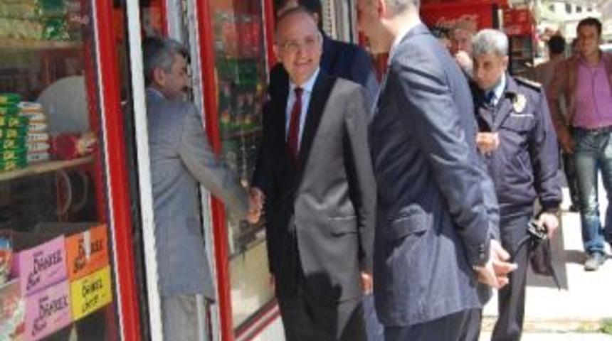 Vali Yurdakul Esnafın Sorunlarını Dinledi