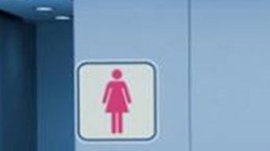 Tuvalete gizli kameraya tahliye