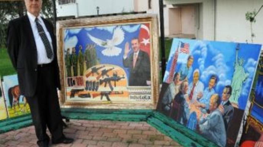 Eski Rekt&ouml;r'den Barış S&uuml;recine Resimli Destek