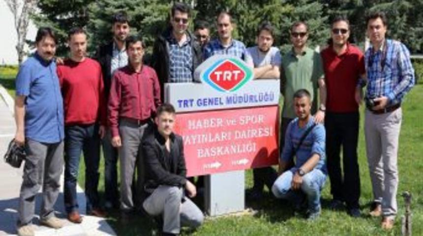 Niğdeli Gazeteciler TRT'nin Or-An Kamp&uuml;s&uuml;'n&uuml; Gezdi
