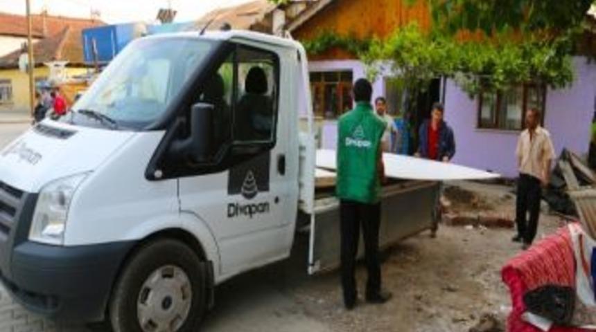 Divapan&rsquo;dan Yangınzedelere Yardım