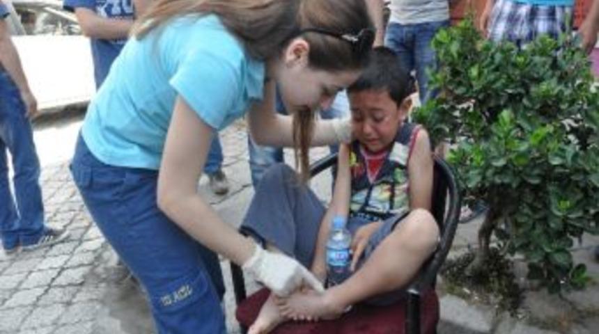 Kaza Yapan &Ccedil;ocuk G&ouml;zyaşlarına Boğuldu