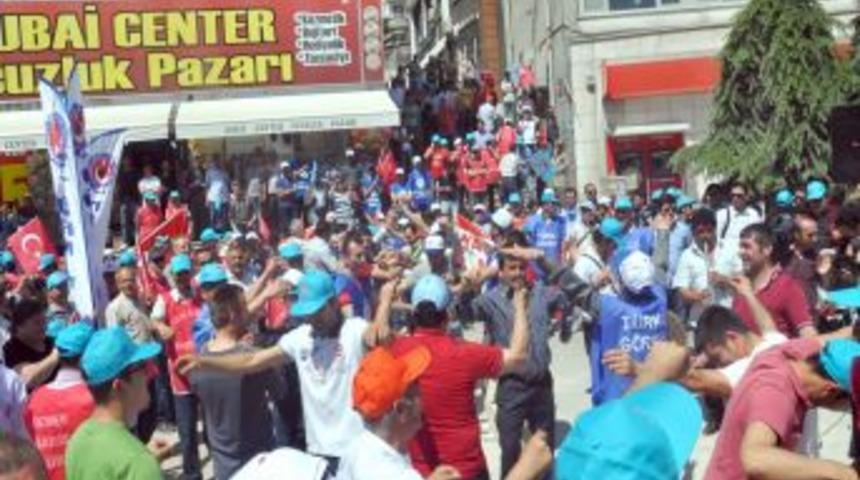 Bolu'da 1 Mayıs Bayram Havasında Kutlandı.