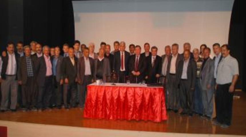 MESKİ Y&ouml;neticileri Silifke'de Bilgilendirme Toplantısı Yaptı