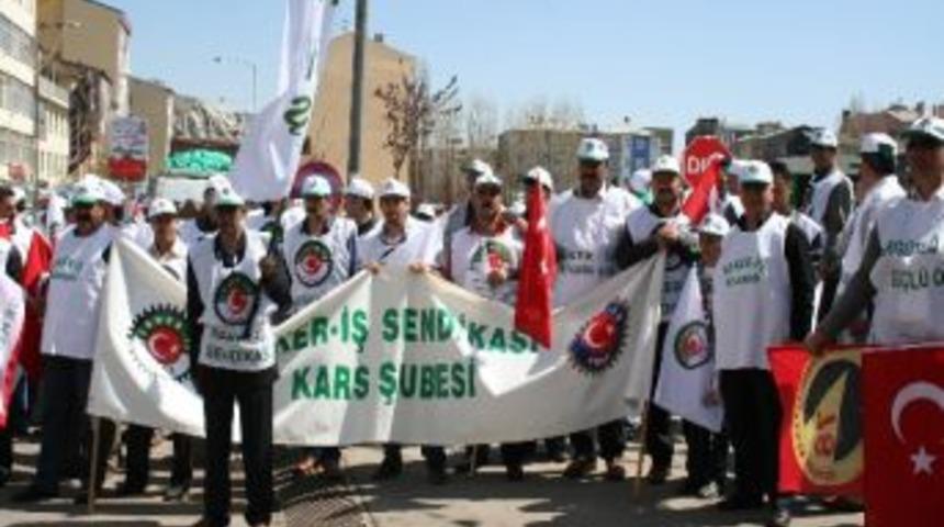 Kars&rsquo;ta 1 Mayıs Kutlamaları