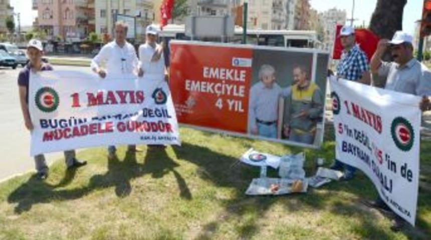 Hak-İş Konfederasyonu Antalya İl Temsilcisi: İş&ccedil;i Sınıfı 1 Mayıs&rsquo;ta &Ccedil;alışıyor