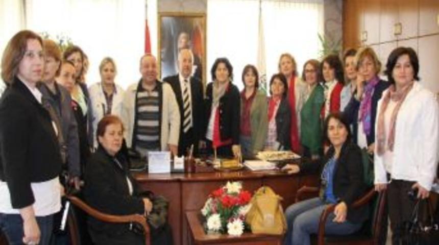 Chp Kadın Kolları Genel Başkanı Dokuzcan&rsquo;dan, Başkan Akdemir&rsquo;e Ziyaret