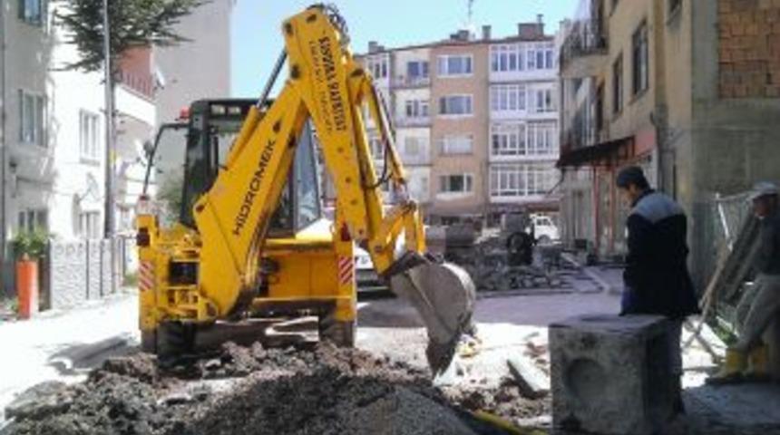 Alt Yapı &Ccedil;alışması Sırasında Doğalgaz Borusu Koptu