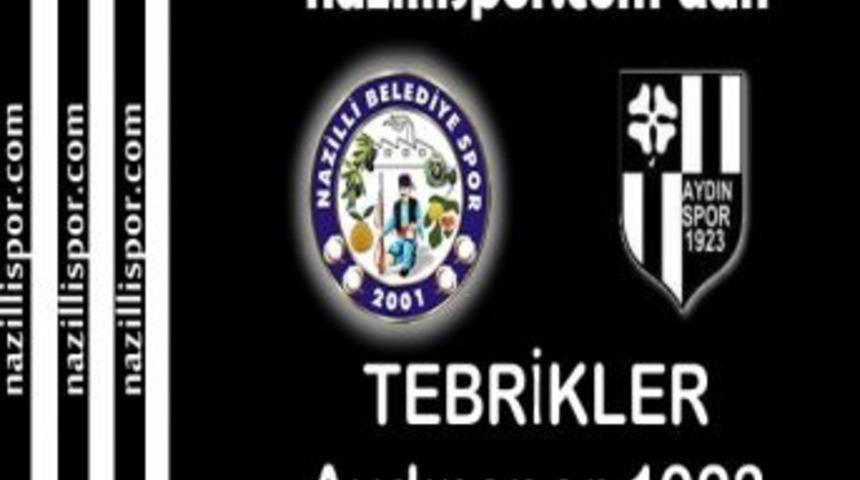 Nazilli Belediyesporlu Taraftarlardan Aydınspor 1923&rsquo;e Tebrik