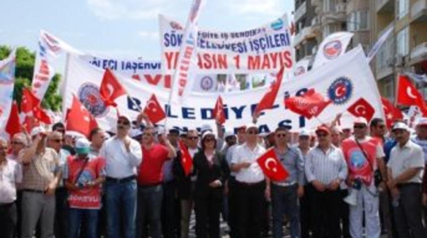 İşçi bayramında isteklerini dile getirdiler