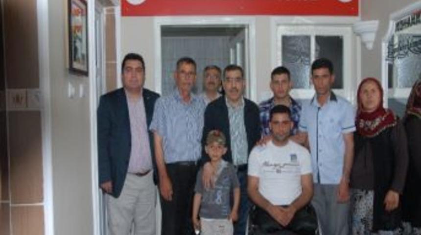 Başkan &Ccedil;elikcan&rsquo;dan Gazilere Ziyaret