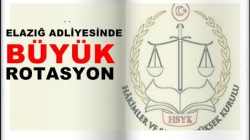 Elazığ Adliyesinde g&ouml;rev değişikleri